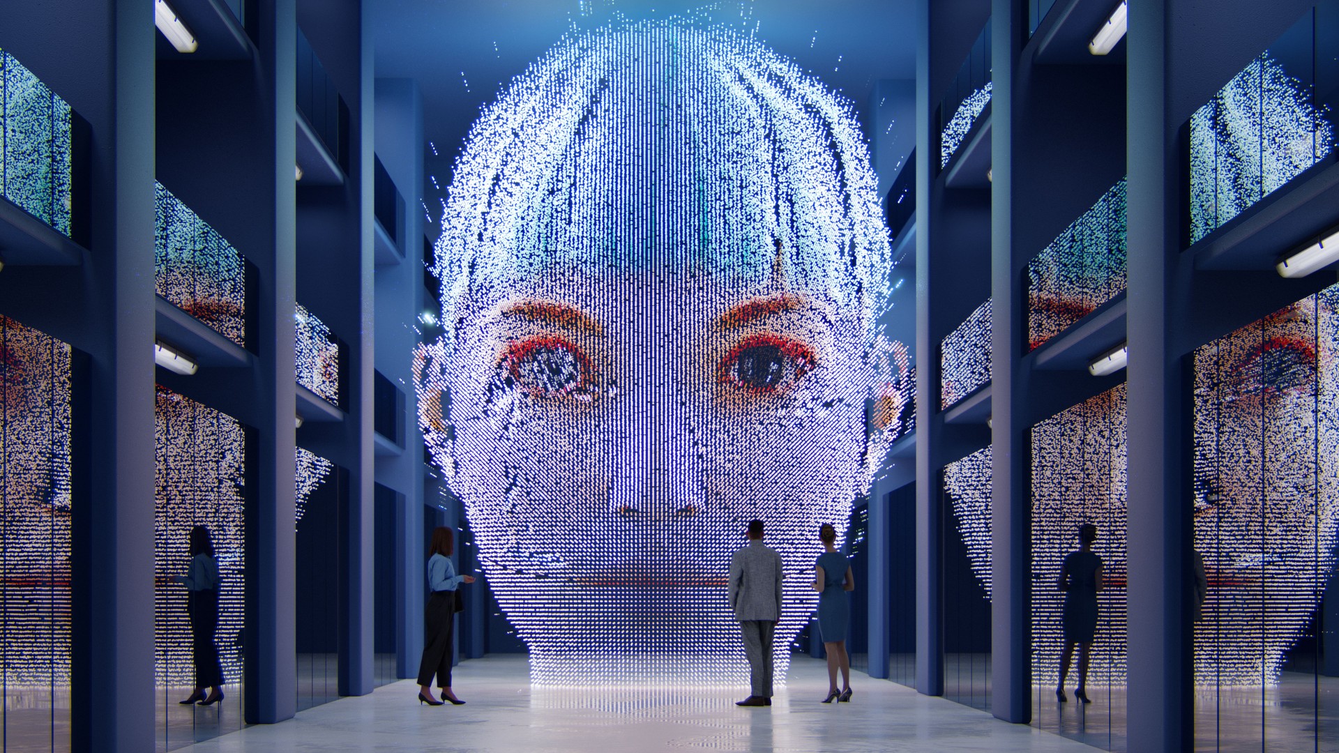 Futuristic projection